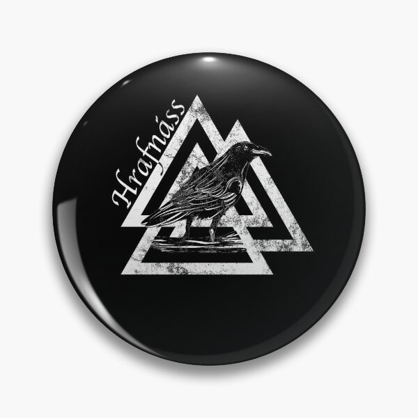 Item preview, Odins Raven Valknut Ravengod Island Hrafnass Viking designed and sold by RJ-Art.