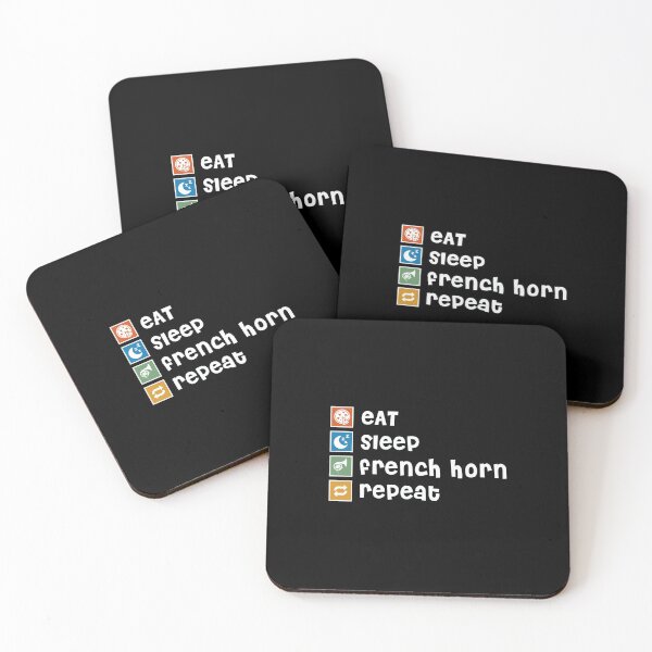 Item preview, French Horn. Eat. Sleep. Repeat designed and sold by orlumbuspirate.
