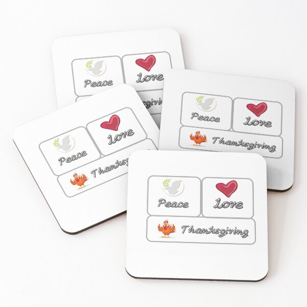 Item preview, Peace Love Thanksgiving T-Shirt designed and sold by Chic Threads Shop.