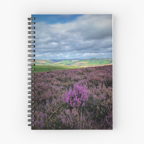 Item preview, A splash of purple looking over Lauder from Lauder Moor, Scottish Borders designed and sold by yourscotborders.
