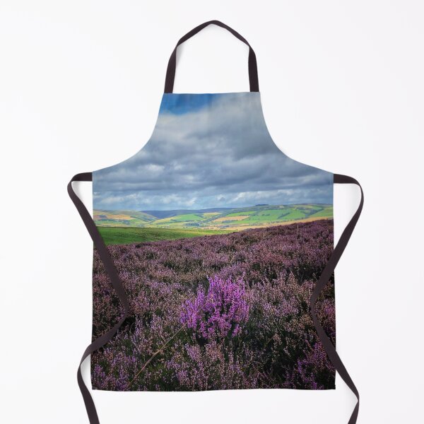 Item preview, A splash of purple looking over Lauder from Lauder Moor, Scottish Borders designed and sold by yourscotborders.