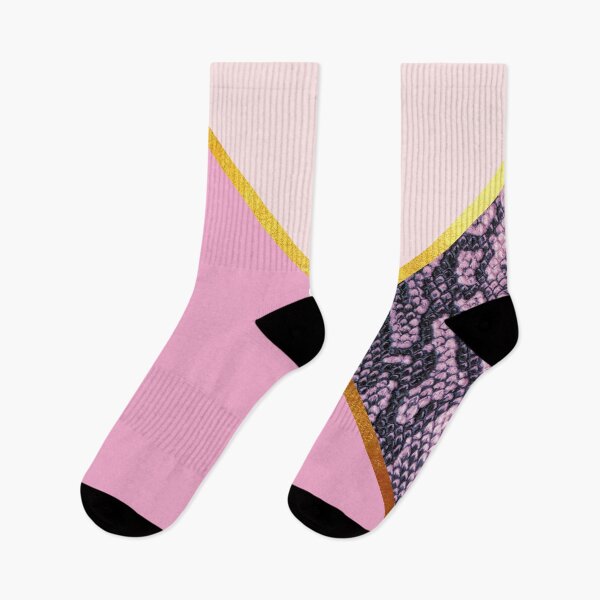 Item preview, Abstract snake print, color blocking pink designed and sold by ColorsHappiness.