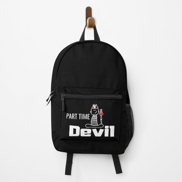 Item preview, Part Time Devil text with cute character. designed and sold by LaBellCreative.