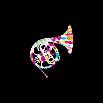 Vorschaubild zum Design French Horn Tie Dye von orlumbuspirate