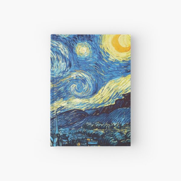 the starry night by van gogh Hardcover Journal