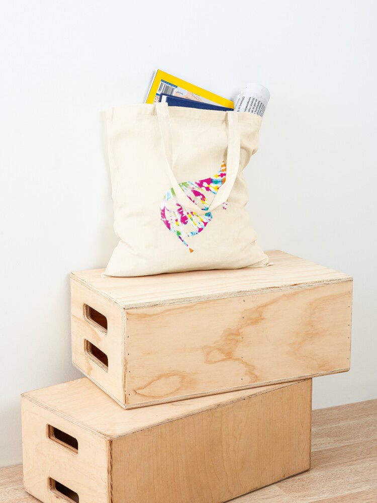 Thumbnail 4 von 5, Stofftasche, French Horn Tie Dye designt und verkauft von orlumbuspirate.