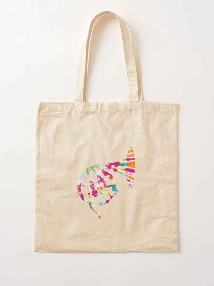 Thumbnail 2 von 5, Stofftasche, French Horn Tie Dye designt und verkauft von orlumbuspirate.