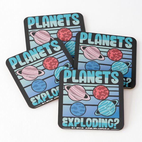 Item preview, Reading about Planets exploding look the Orbituari designed and sold by Grinover.