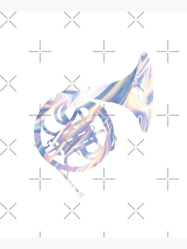 Thumbnail 5 von 5, Stofftasche, French Horn Fake Iridescent designt und verkauft von orlumbuspirate.