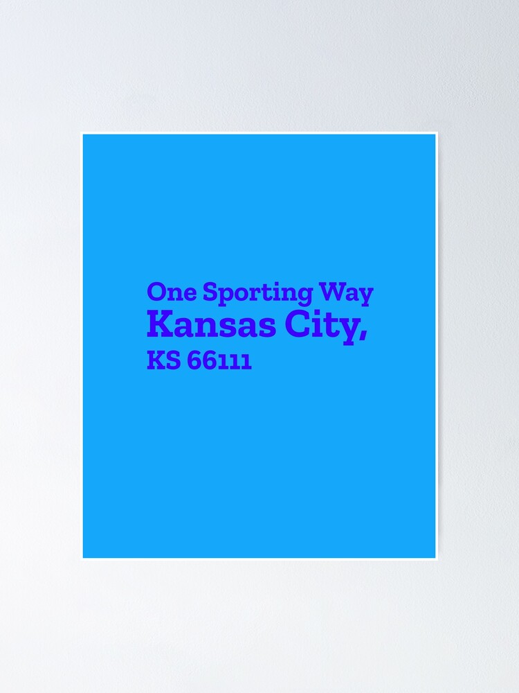 "Kansas Stadium Address" Poster by TheChuckWagon1 Redbubble