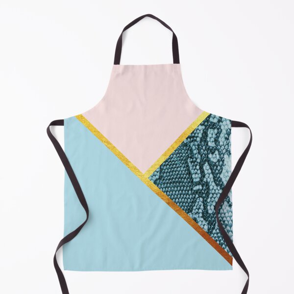 Item preview, Abstract snake print, color blocking blue designed and sold by ColorsHappiness.