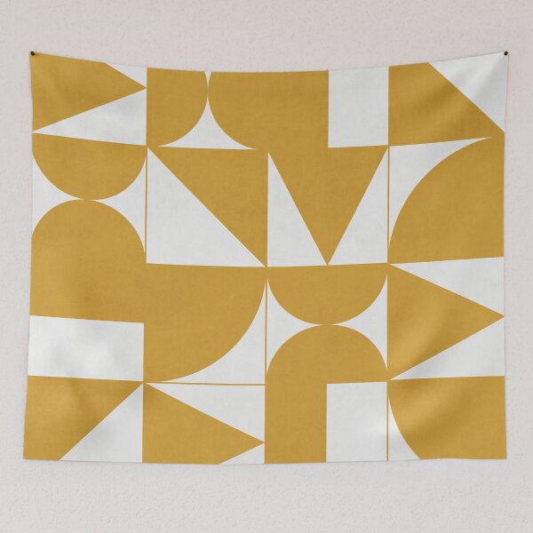 Item preview, My Favorite Geometric Patterns No.13 - Mustard Yellow designed and sold by Zoltan Ratko.