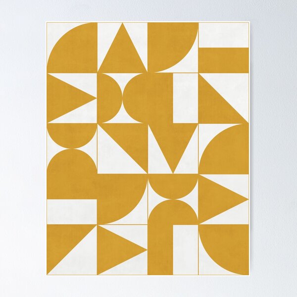 Item preview, My Favorite Geometric Patterns No.13 - Mustard Yellow designed and sold by Zoltan Ratko.