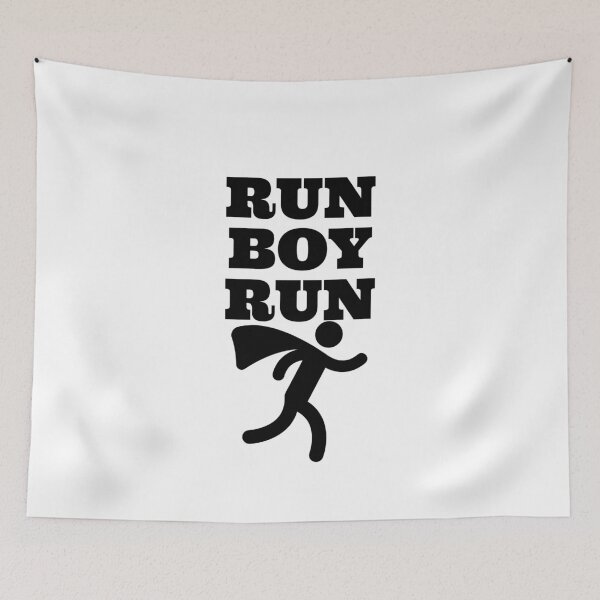 Item preview, Run boy run designed and sold by Maestroedems.