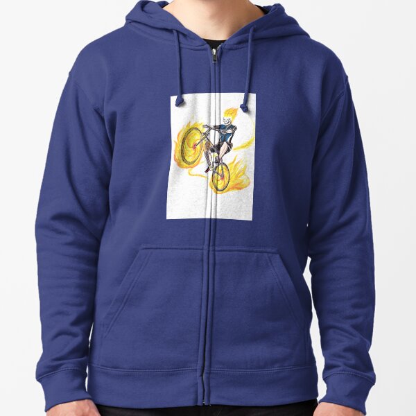 ghost rider hoodie purple