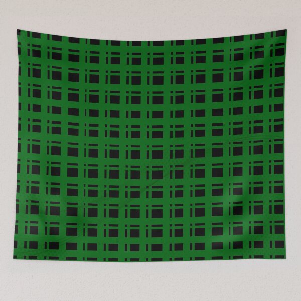 Item preview, Chequered black and green new design for unique gifts  designed and sold by Cardio Boutique.
