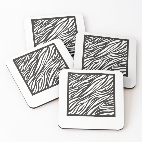 Item preview, zebra square designed and sold by Con Inspo.