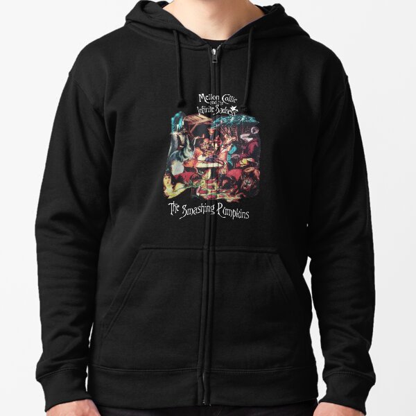 Vintage Original 90s 1996 Smashing Pumpkins Halloween Zipped Hoodie