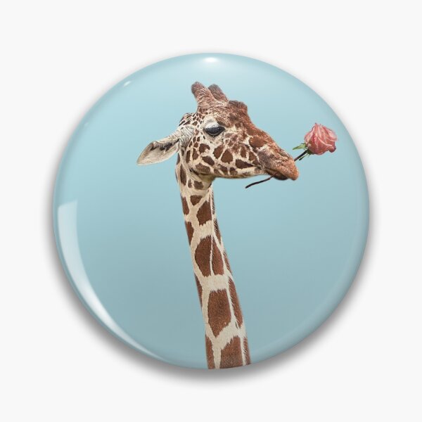 Item preview, Sweet giraffe in blue designed and sold by ESCAPZ.