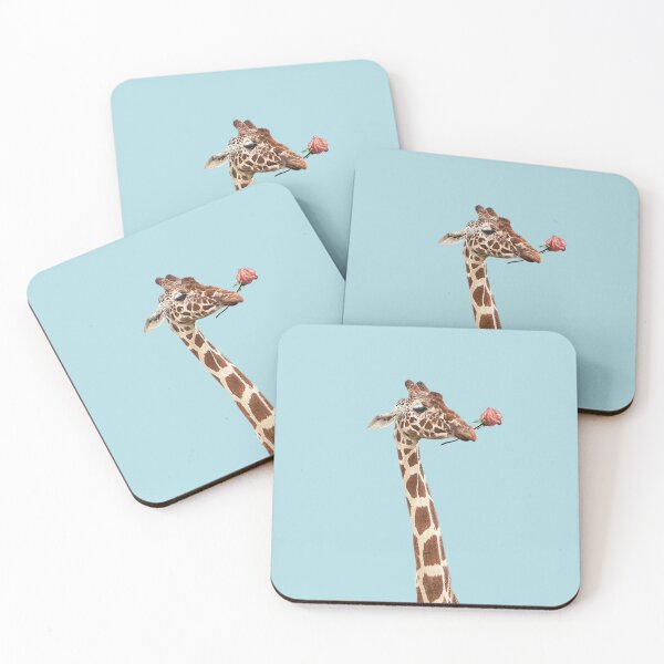 Item preview, Sweet giraffe in blue designed and sold by ESCAPZ.