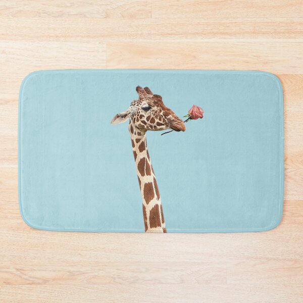 Item preview, Sweet giraffe in blue designed and sold by ESCAPZ.