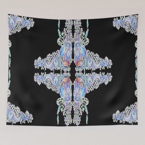 Artikelvorschau, Feminin, Boho, Muster, Abstracto, psychedelisches Arte Abstracto, abstraktes Kunstdesign entworfen und verkauft von Adri Barnard.