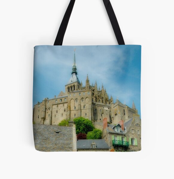 ★Le Mont Saint Michel★ ANILLE Advertisement Tote Bag_Grey Mont-Saint-Michel, France