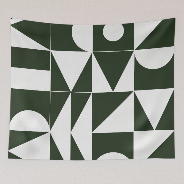 Item preview, My Favorite Geometric Patterns No.15 - Deep Green designed and sold by Zoltan Ratko.