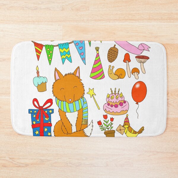 Item preview,  Birthday illustrations. Bright and cute digital illustration. designed and sold by Yovin11.