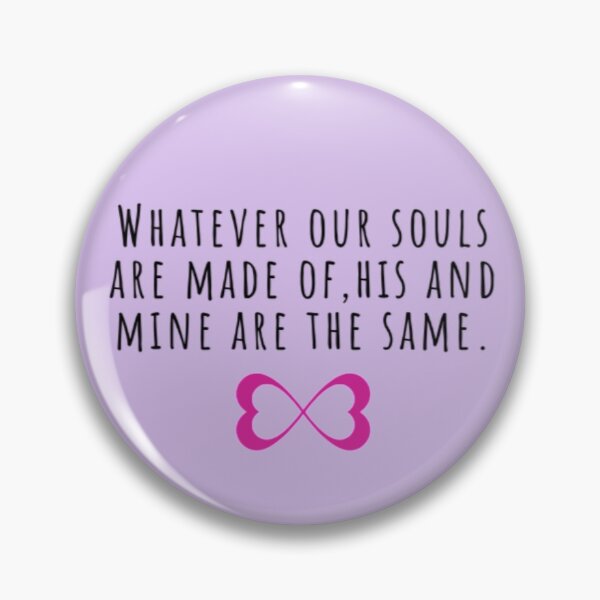 Item preview, Whatever our souls are made of | After Hessa Quote Purple Variant designed and sold by BloompodDesigns.
