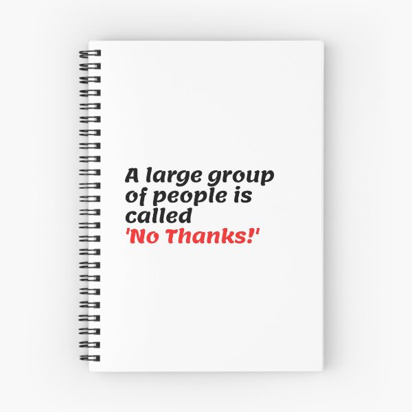 Item preview, ¿Grupo grande de personas? ¡No, gracias! designed and sold by TTP20.