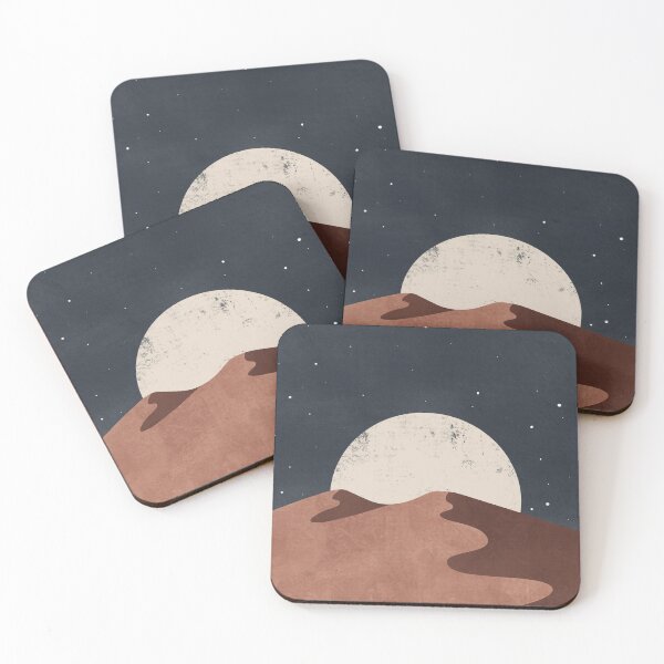 Item preview, Starry Night Sky - Mountain View - Simple Modern Abstract - Reconnecting Yourself - Art Illustration designed and sold by seaniekai.