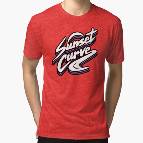 "sunset curve band" T-shirt by iTeeDesign | Redbubble