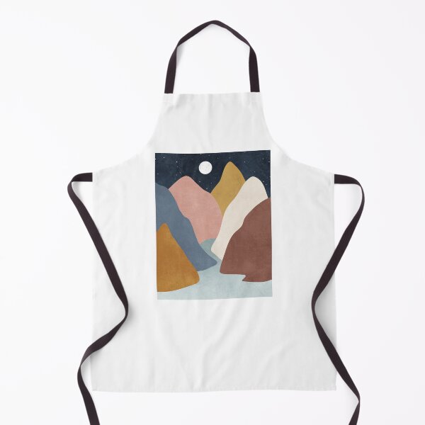 Item preview, Simple Minimal Abstract - Starry Night Sky - Mountain View - Centering and Finding Yourself in Nature - Reconnecting Yourself - Art Illustration designed and sold by seaniekai.