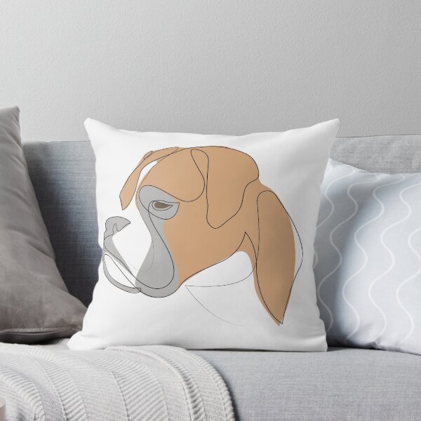 Item preview, Boxer dog - c - one line drawing designed and sold by addillum.