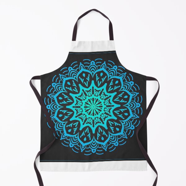 Item preview, Blue Gradient Luxury Decorative Mandala designed and sold by Ru-gallery.