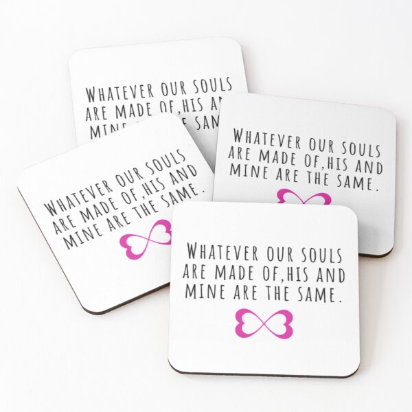 Item preview, Whatever our souls are made of | After Hessa Quote White variant designed and sold by BloompodDesigns.