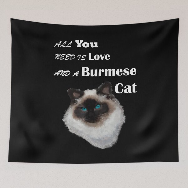 Item preview, Love The Burmese Cat designed and sold by vineeth.