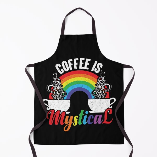 Item preview, Coffee Is Mystical - Steaming Java Under The Rainbow designed and sold by GravitiTees.