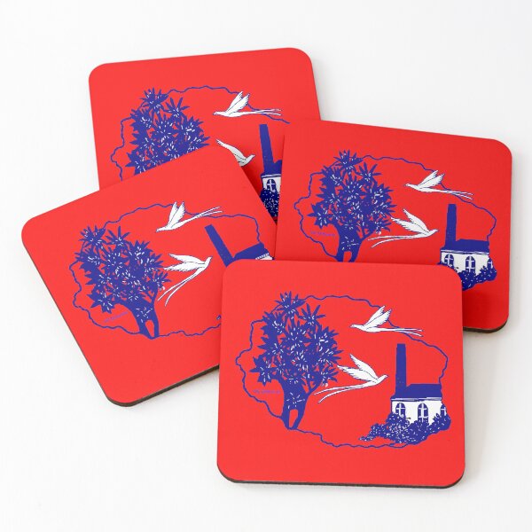 Item preview, Reunion Island. The old factory in blue designed and sold by Catherine Debusne.