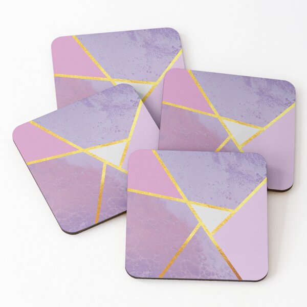 Item preview, Abstract paint print, color blocking purple designed and sold by ColorsHappiness.
