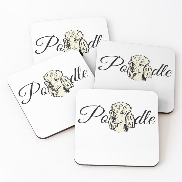 Item preview, Poodle text design designed and sold by NinaBetterNot.