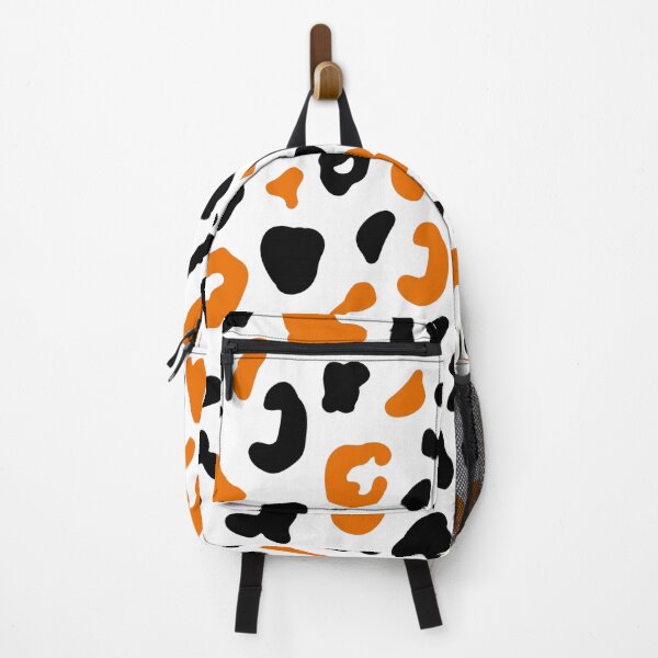 Item preview, Black and white orange leopard print designed and sold by Jenmag.