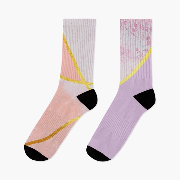 Item preview, Abstract paint print, color blocking pink designed and sold by ColorsHappiness.
