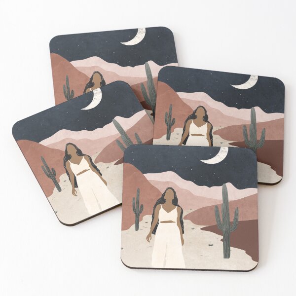 Item preview, Starry Night Sky - Mountain View - Centering and Finding Yourself in Nature - Reconnecting Yourself - Art Illustration designed and sold by seaniekai.