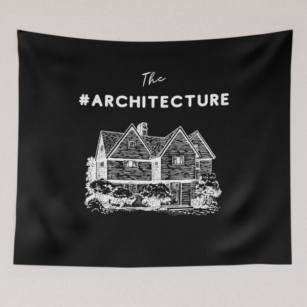Item preview, The #ARCHITECTURE "HASHTAG" - Old House designed and sold by WearAndLive.
