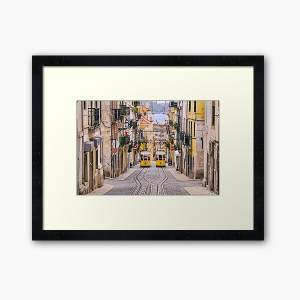 Streets of Lisbon Framed Art Print