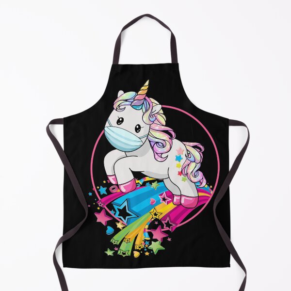 Item preview, Cute Rainbow Unicon Wearing Mask, Funny designed and sold by Poloy.
