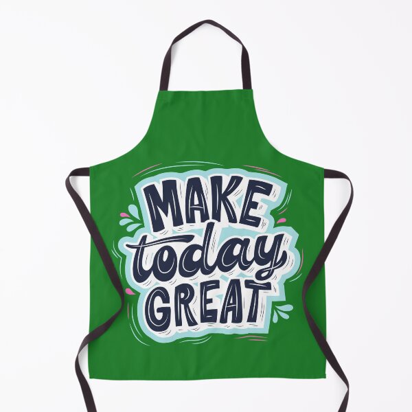 Item preview, MAKE TODAY GREAT - Light blue, Blue and Green designed and sold by OMdesign10.