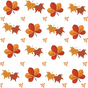 Artwork thumbnail, Autumn leaf Pattern Design by CreativTEES !